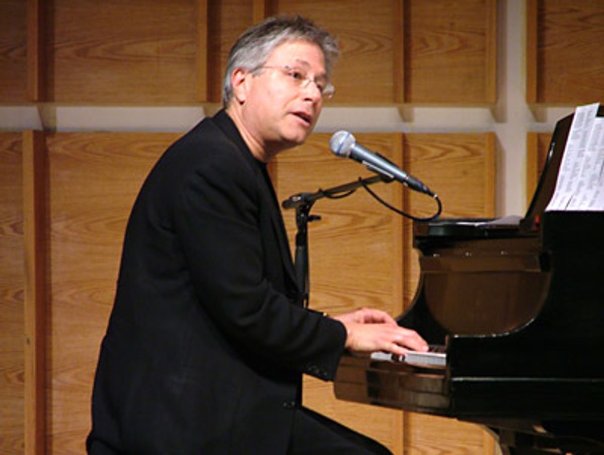 Alan starts off the evening playing two songs from his youth
'Trendell Terry' and 'Pink Fish' at 