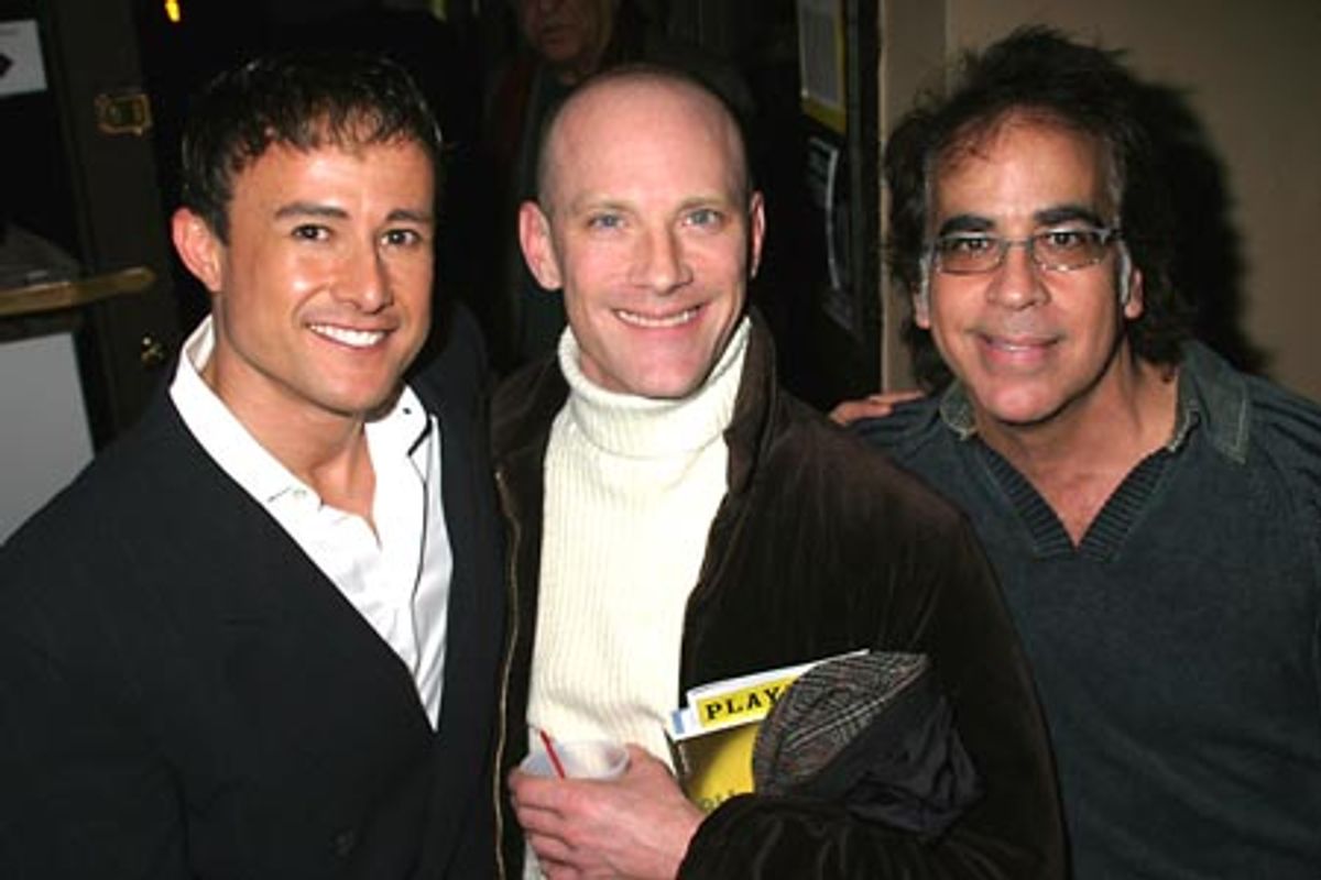 Steven Fales, David Drake ('The Night Larry Kramer Kissed Me'), and Richard Jay-Alexander at 