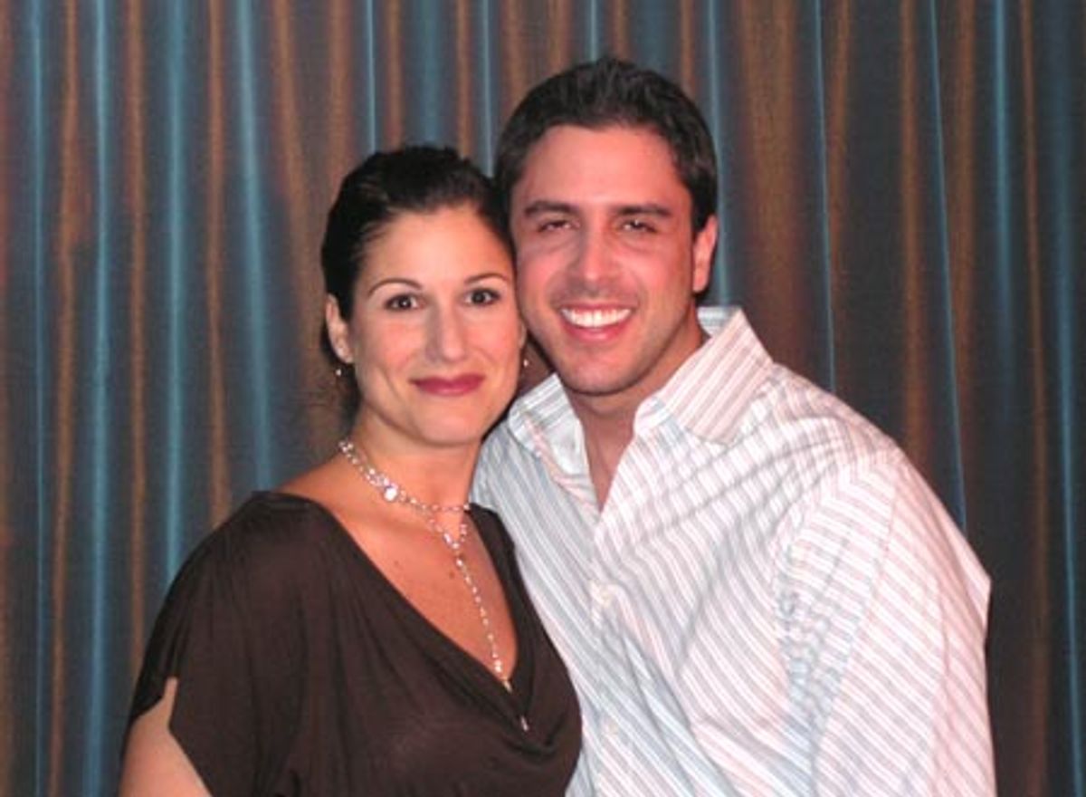 Stephanie J. Block with composer Scott Alan  at 