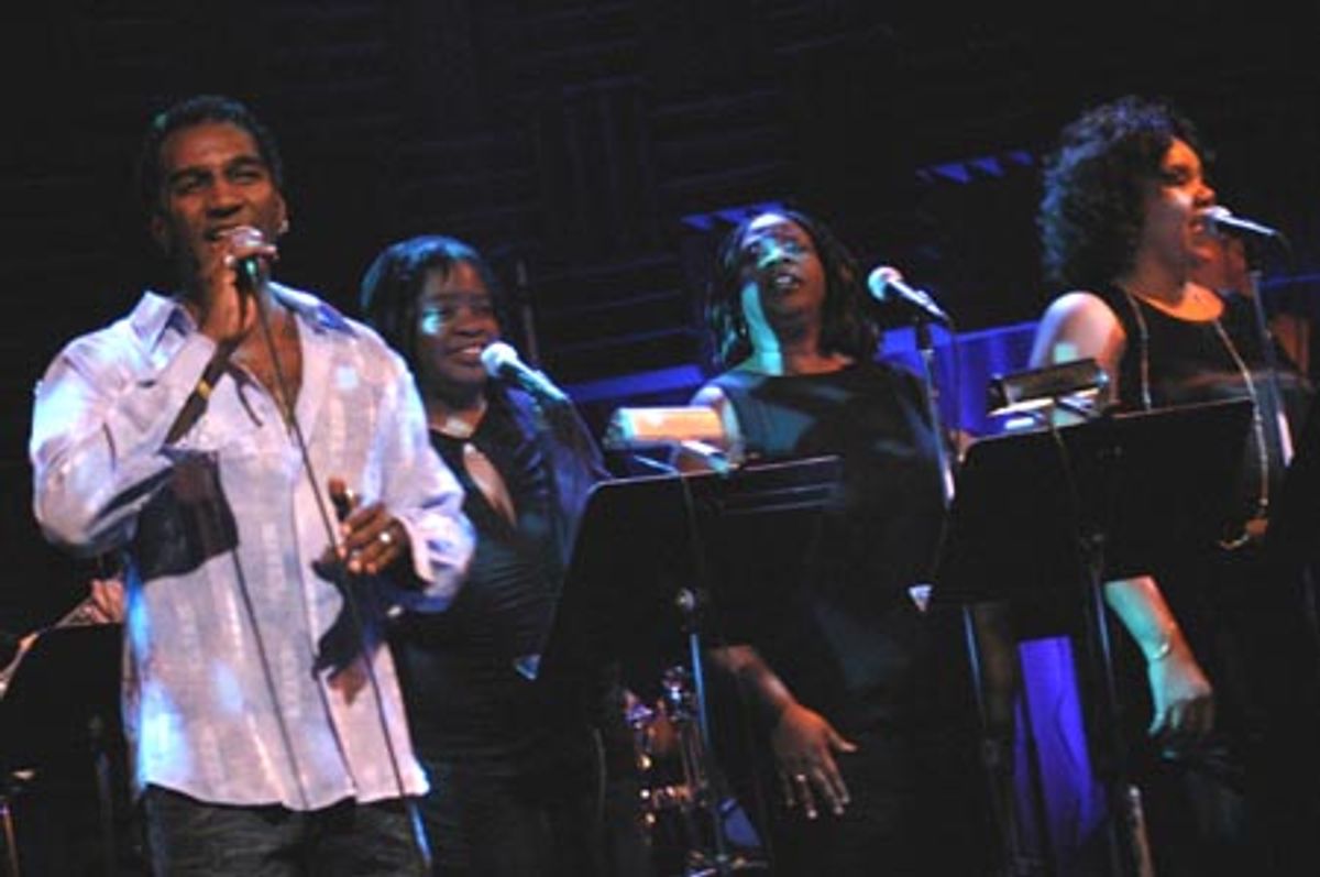 Norm Lewis, Ronnell Bey, Capathia Jenkins, and Aisha de Haas at 