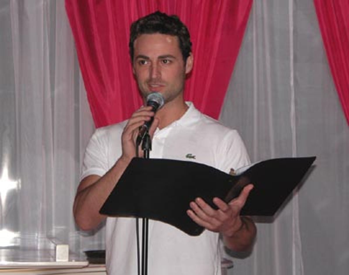 Max von Essen sang a new song from 'Easter Rising,' by BARE's Michael Arden  at 