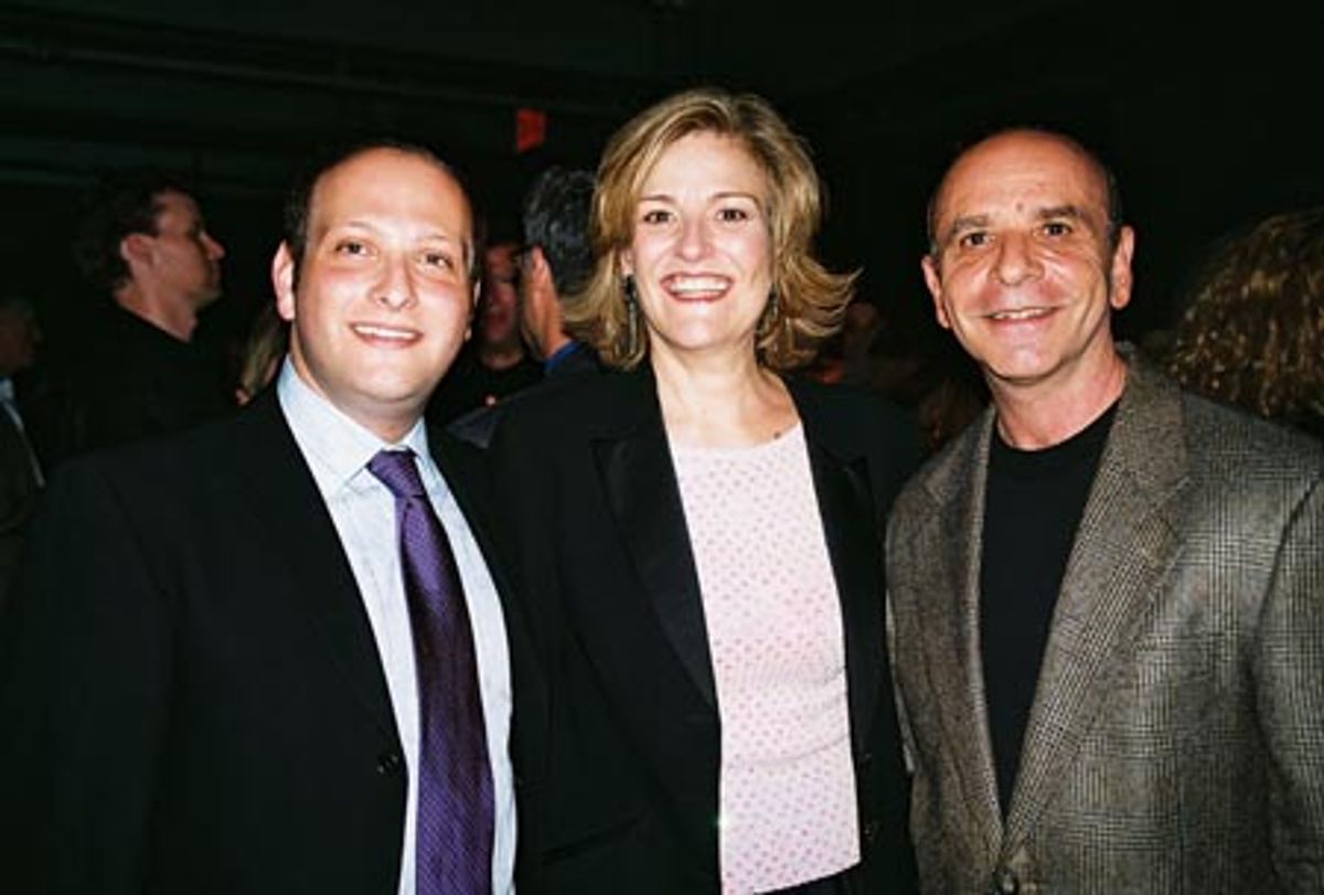 Issac Robert Hurwitz, Karen Mason (You Might As Well Live) and Norman Mathews (Producer, Book Writer and Composer of You Might As Well Live) at NYMF Opening Gala