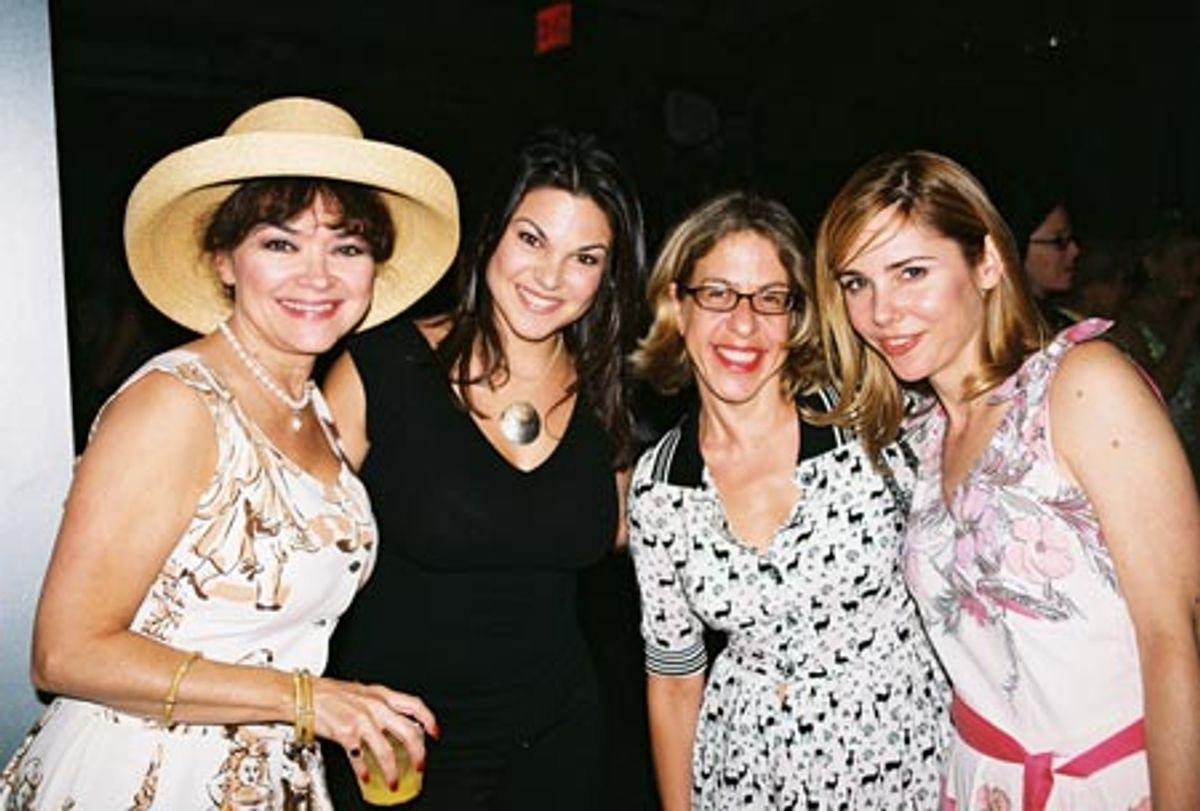 Linda Hart, Tracy Jai Edwards (The American Trailer Park Musical), Jackie Hoffman and Kerry Butler - A Hairspray reunion! at NYMF Opening Gala