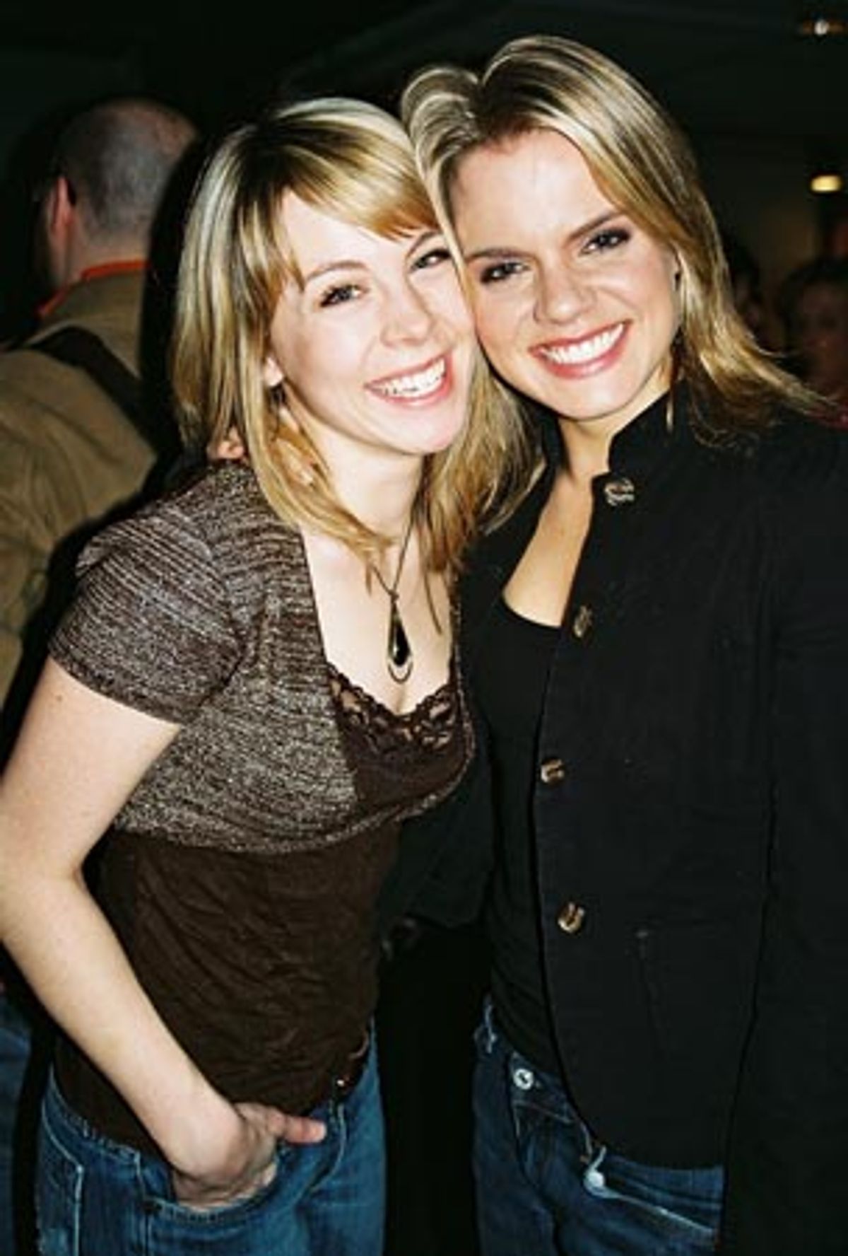 Mary Faber ('Avenue Q') and Amy Spanger (upcoming 'The Wedding Singer')  at 