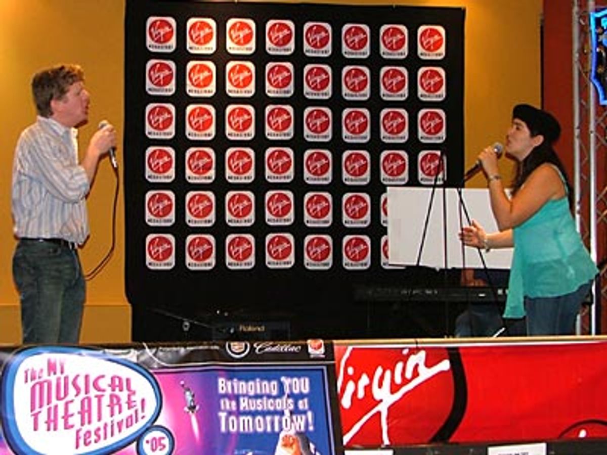 
Duke Lafoon as Bill Clinton and Christine sing 'Before There
Was You' from 'Monica: The Musical' at 