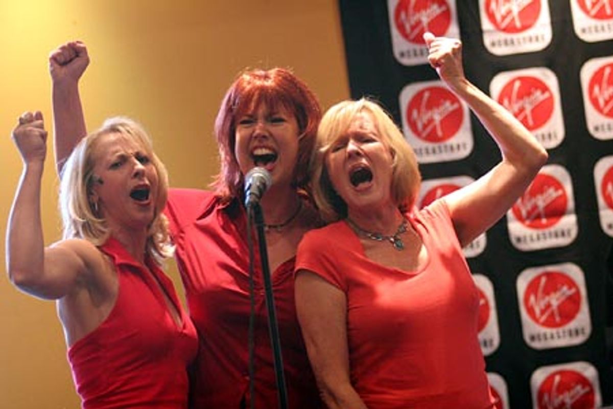 Leisa Mather, Valerie Fagan, and Joy Franz  at 