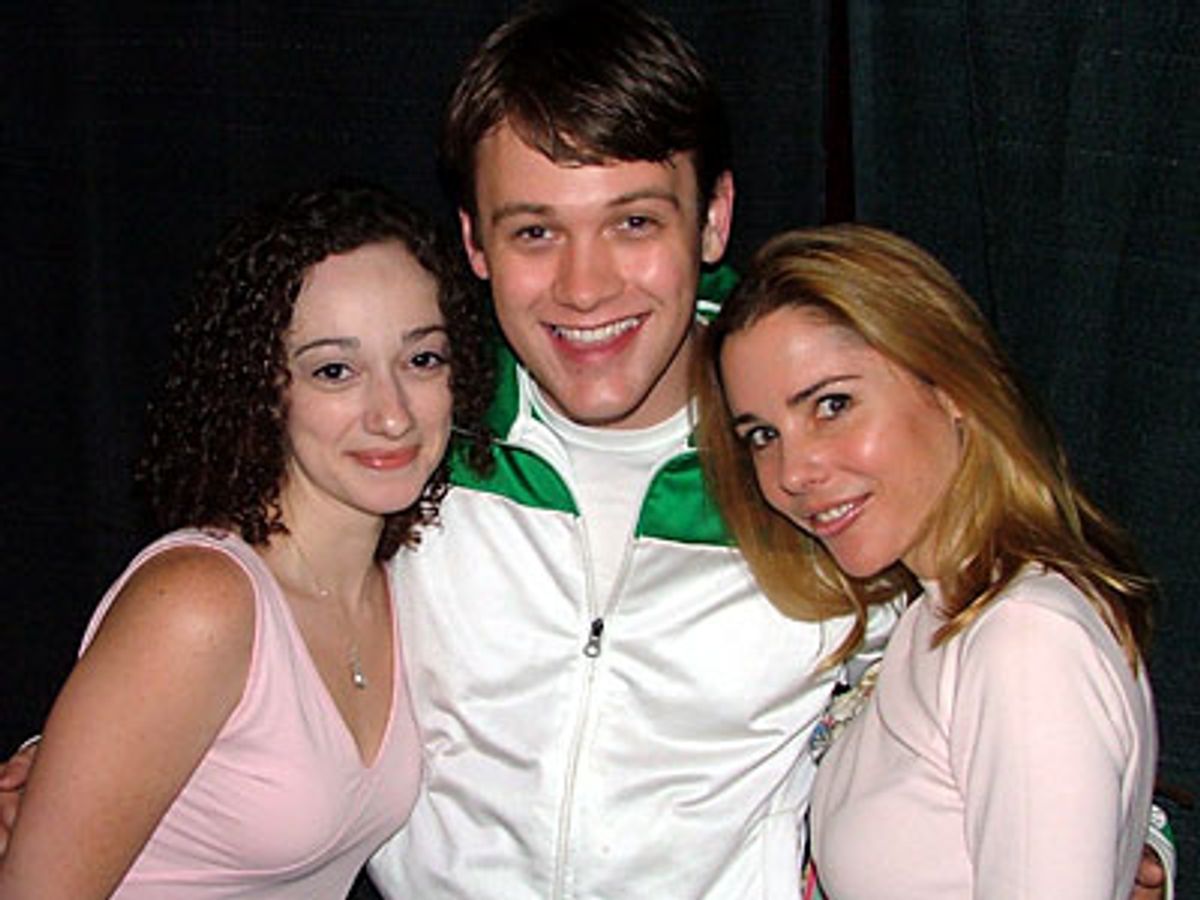 Megan, Michael Arden and Kerry after the show at 