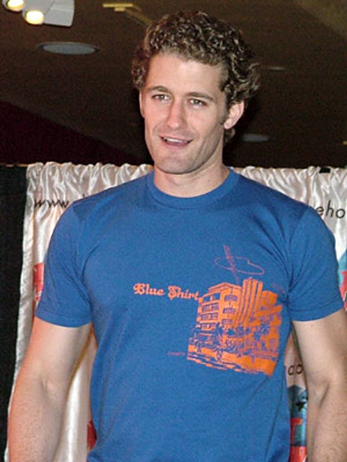 Not so 'Naked On The Appian Way' - Matt Morrison
dons the 'Blue Shirt' at 