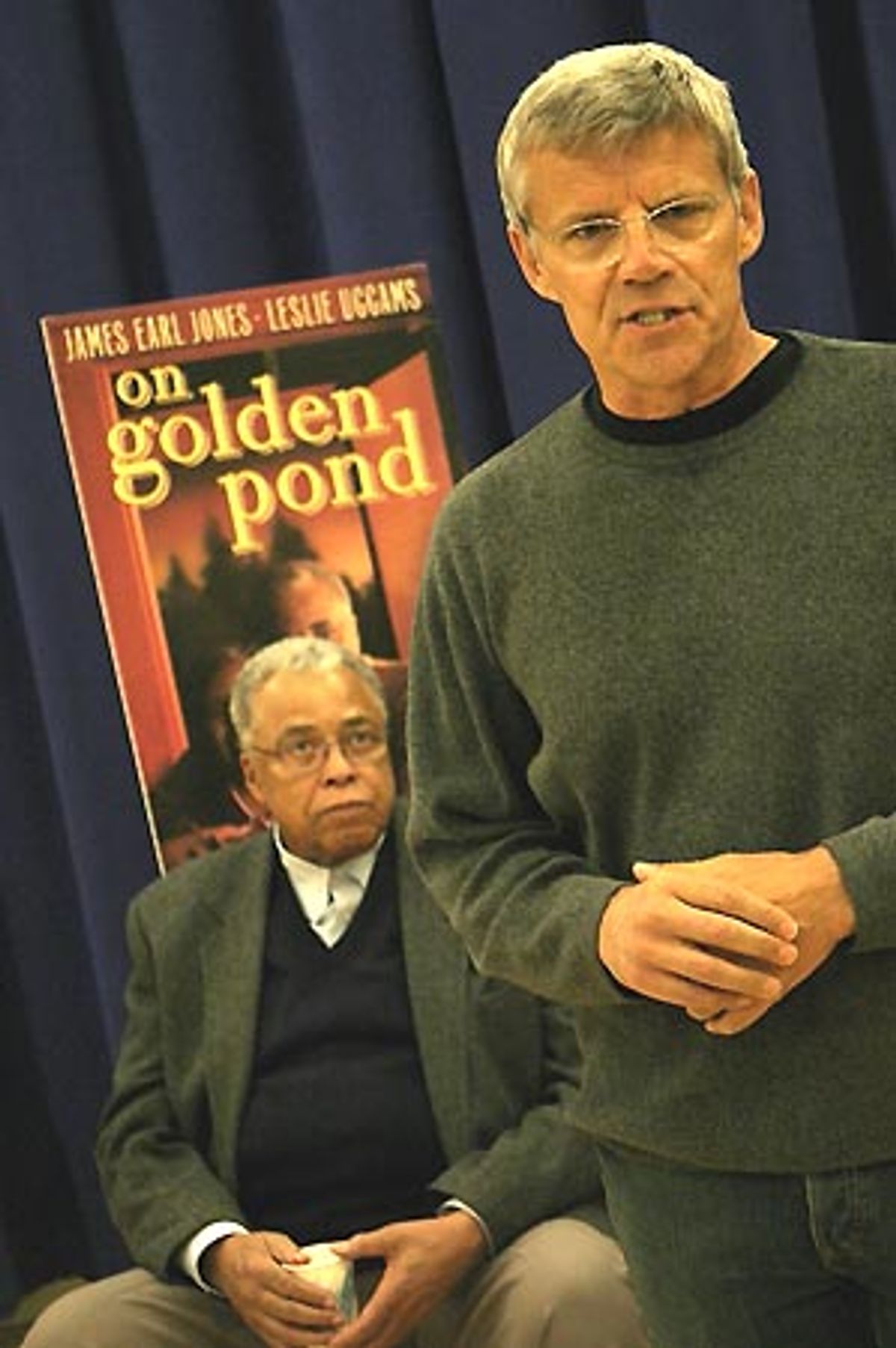 James Earl Jones, and Ernest Thompson (Playwright) at 