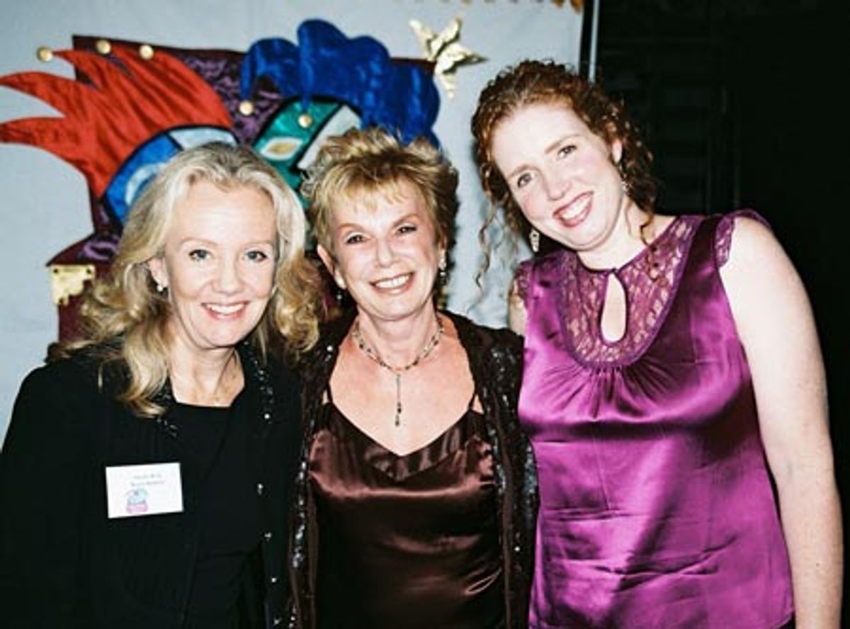 Hayley Mills, Dena Hammerstein and Marianne Hardart ('Only Make Believe' President) at 