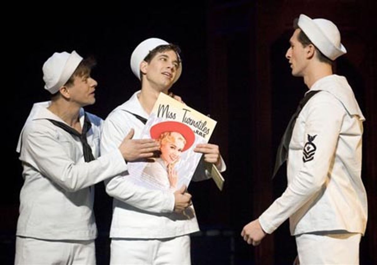 Tim Howar, Adam Garcia, and Aaron Lazar at 