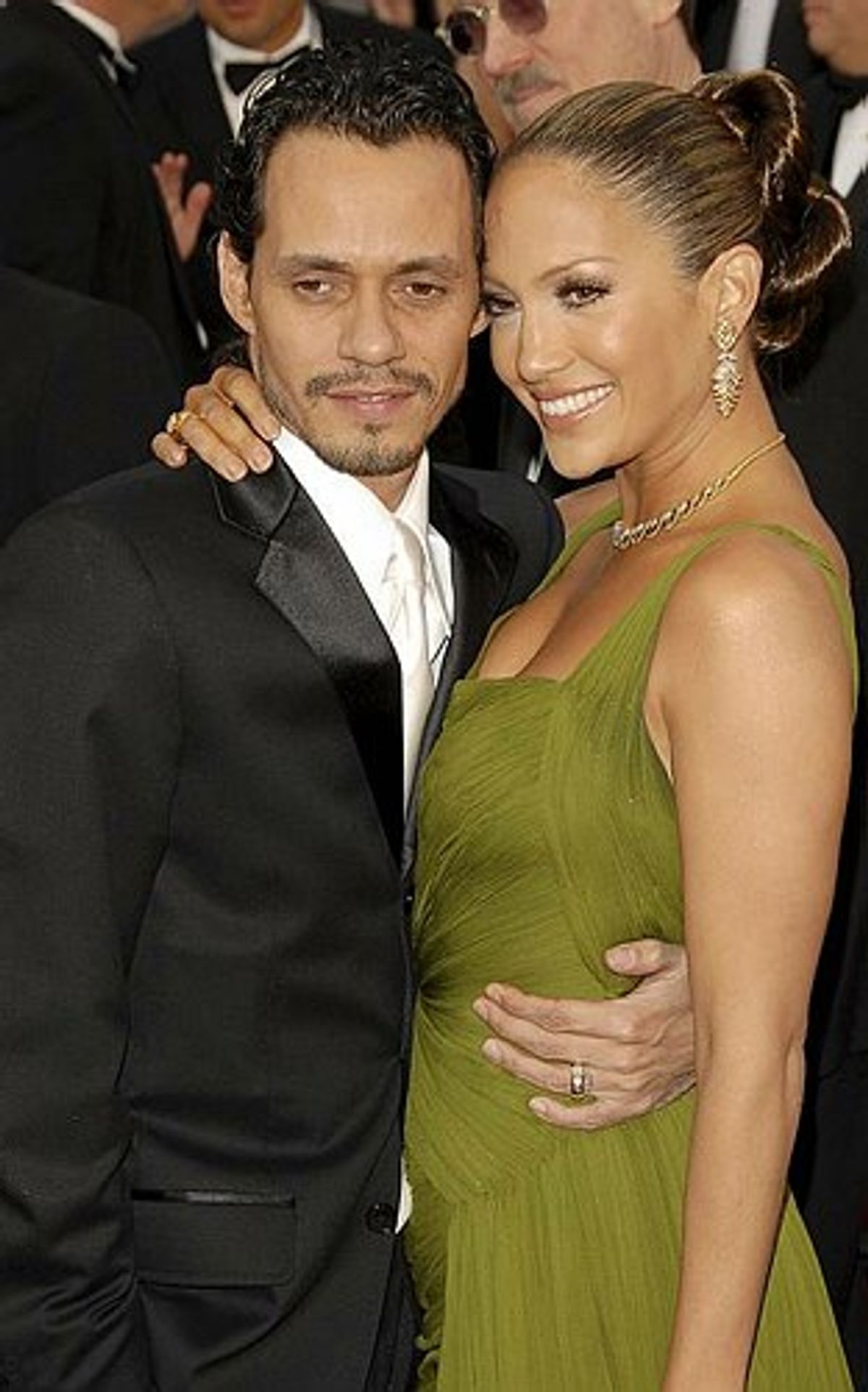 Marc Anthony and Jennifer Lopez at 