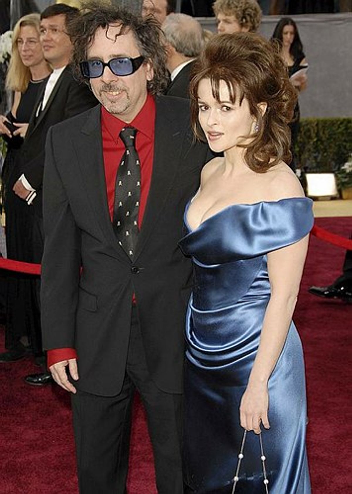 Tim Burton and Helena Bonham Carter at 