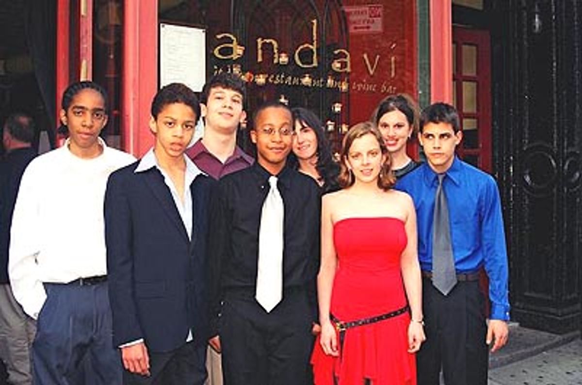  Our Time Company Members: Back Row - Corom Buksha, Yoni Messing, Linda Gjonbalaj, Angelina Bruno - Metzer, Front Row - Todd Lauderdale, Jonathan Greig, Lidia Erokhina and David Nachman  at 