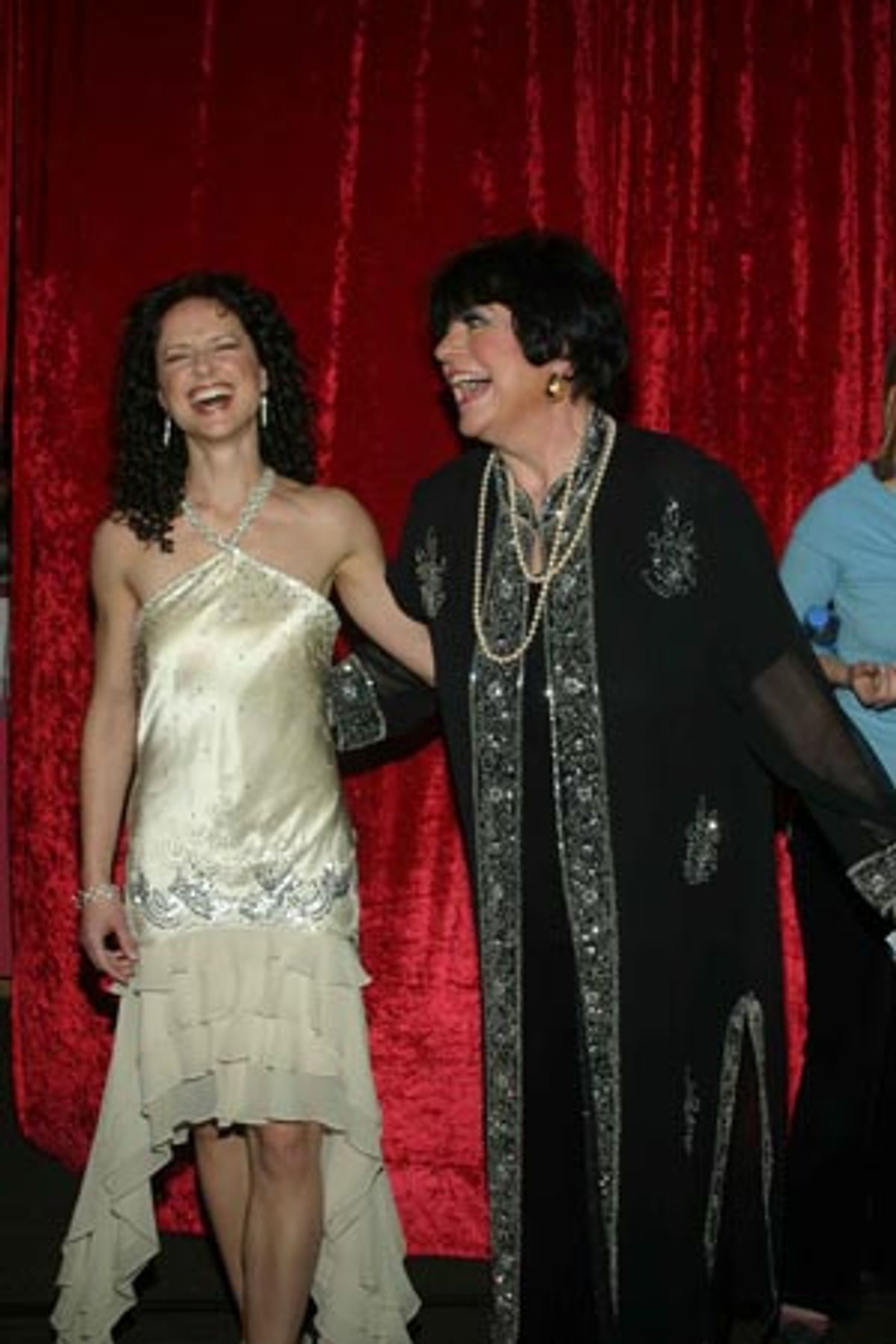 Jean Louisa Kelley and Joanne Worley share a laugh at 