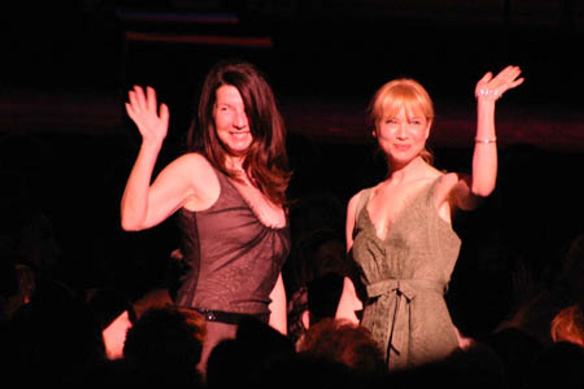 The evening's honorees, Renee Zellweger and Nancy Ryder at 