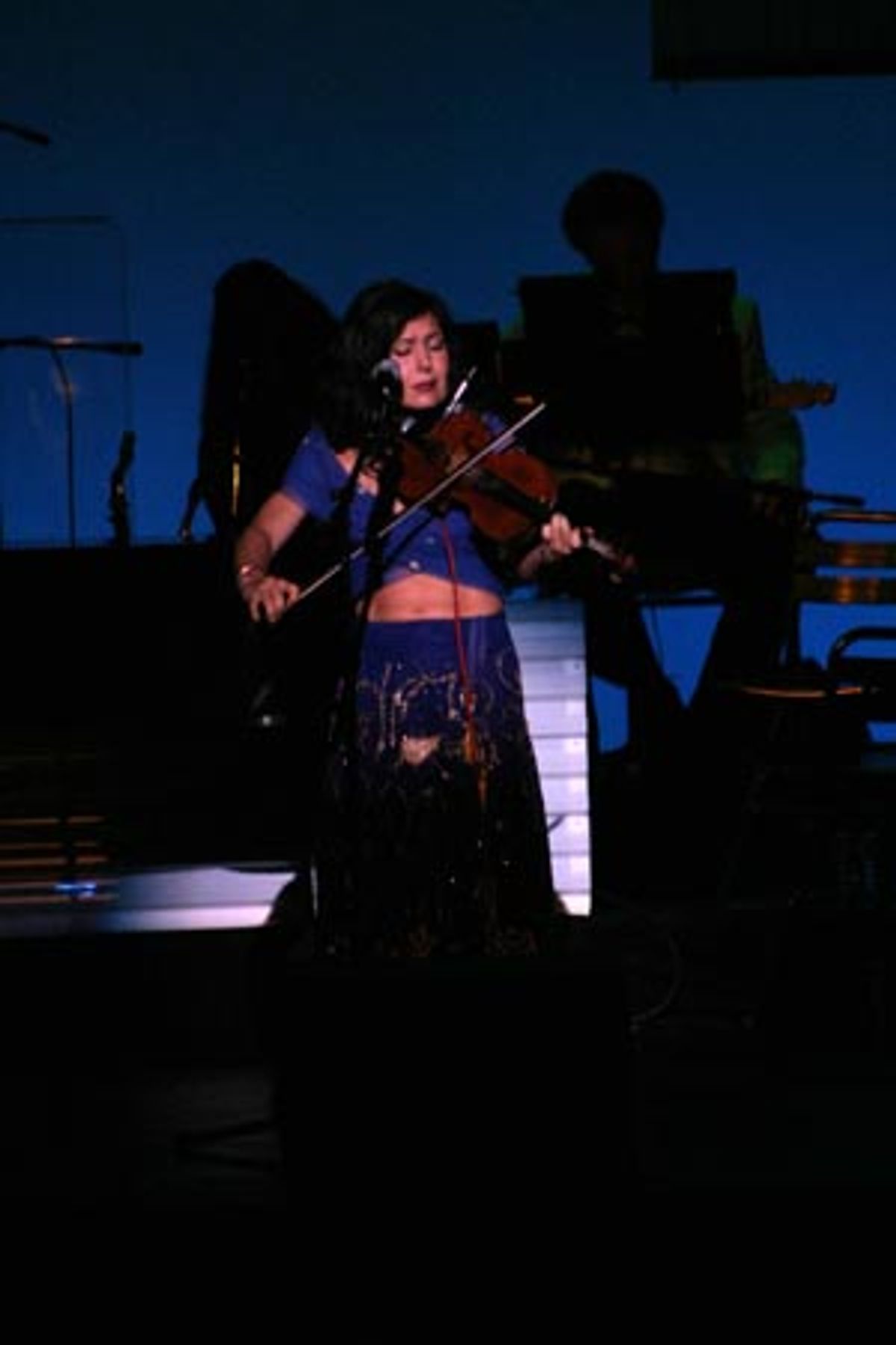 Lili Haydn and her Violin in 'And This Is My Beloved' from Kismet at 