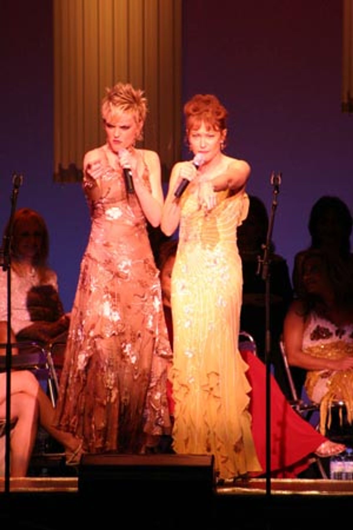 Elaine Hendrix and Ann Magnuson in 'Tips' from Pump Boys and Dinettes at 