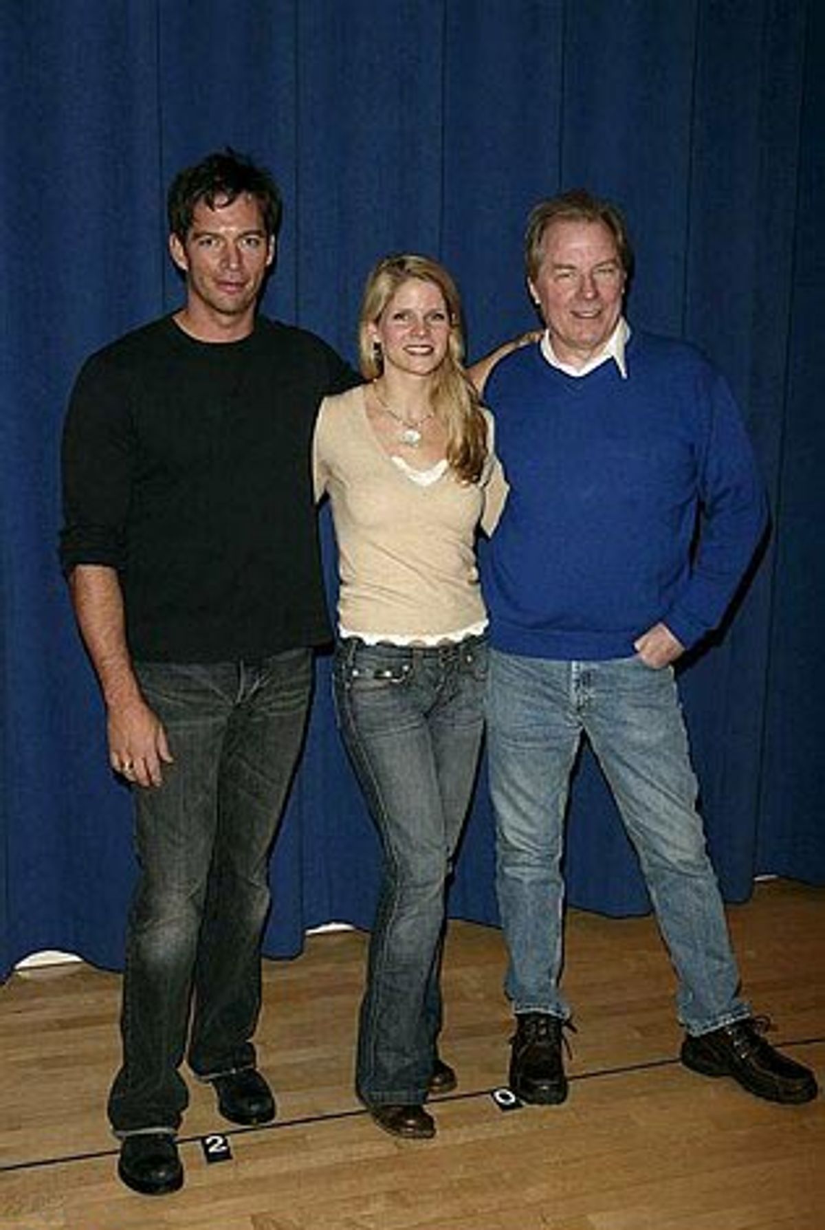 Harry Connick Jr., Kelli O'Hara and Michael KcKean at 