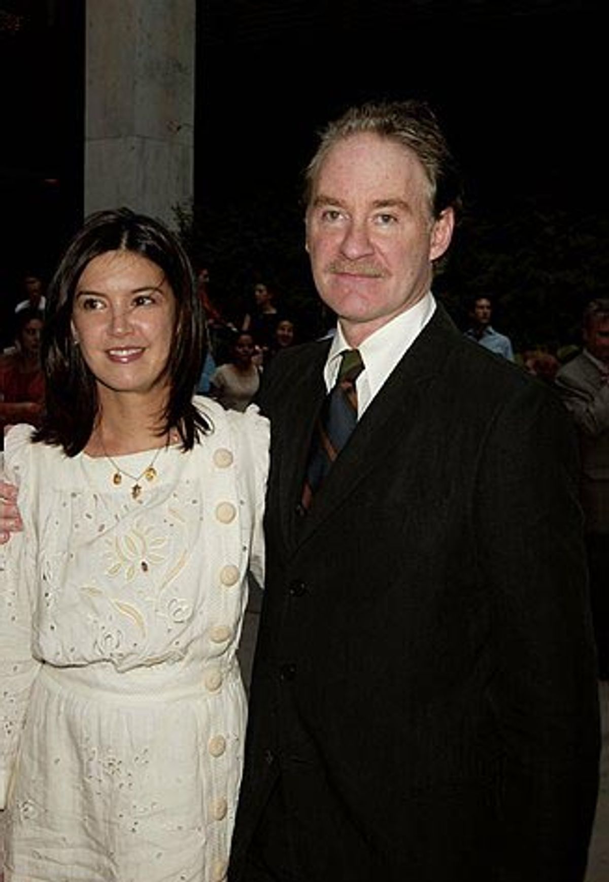 Kevin Kline with his wife Phoebe Cates  at 