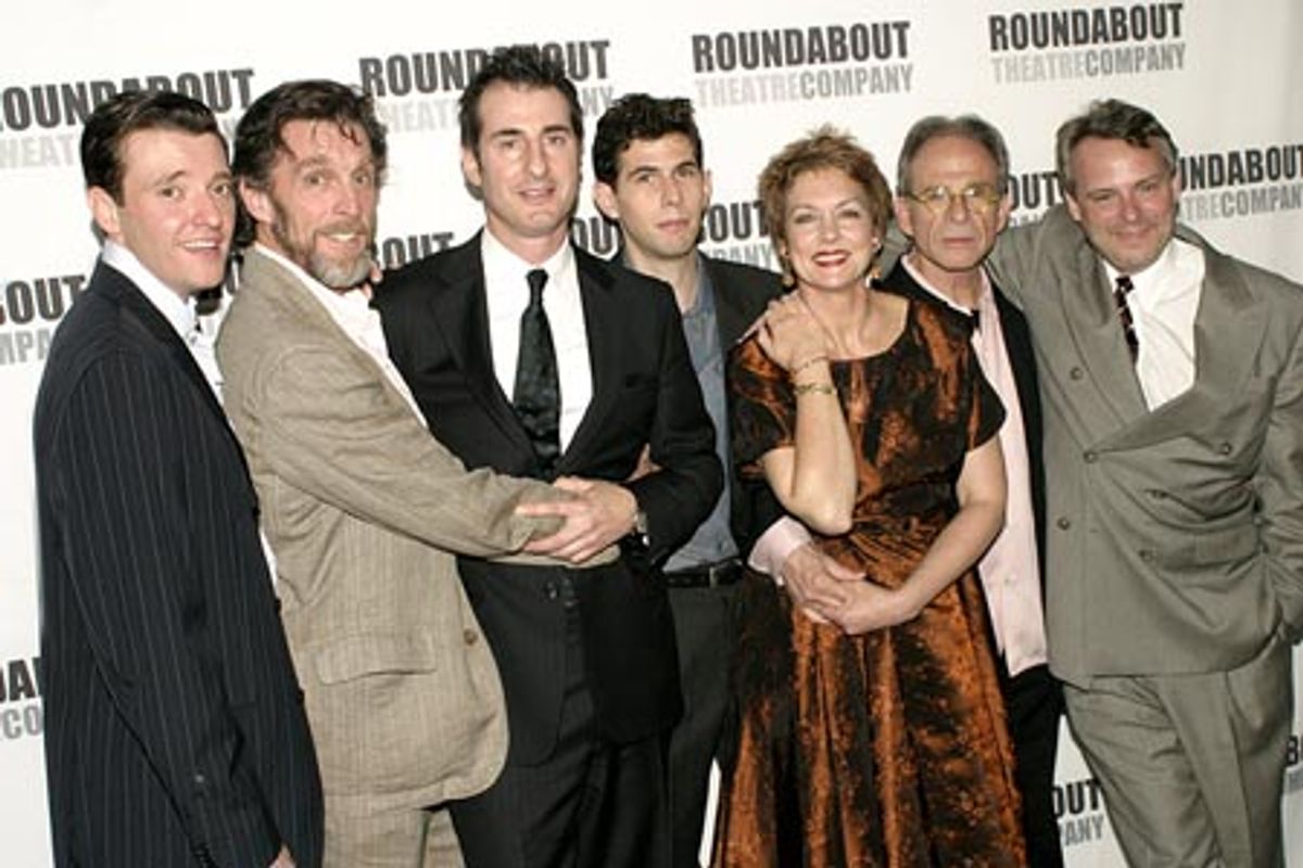 Jason Butler Harner, John Glover, Jon Robin Baitz, Daniel Eric Gold, Michele Pawk, Ron Rifkin, and Doug Hughes (Director)  at 