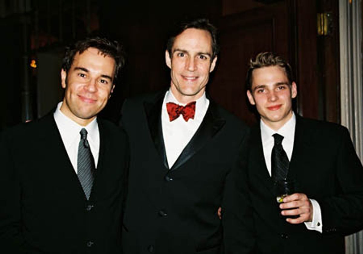 Richard Samson, Howard McGillin and his son, Brian  at 