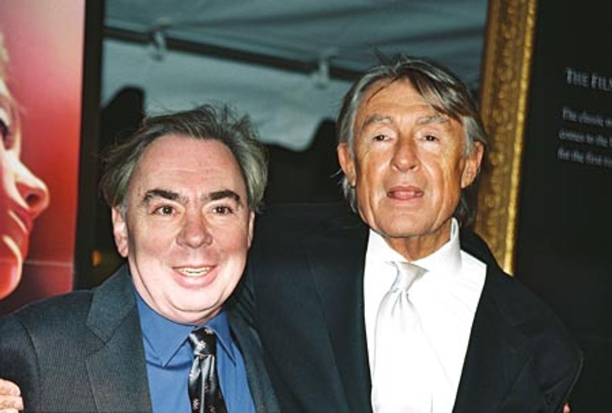 Composer Andrew Lloyd Webber and Joel Schumacher at 