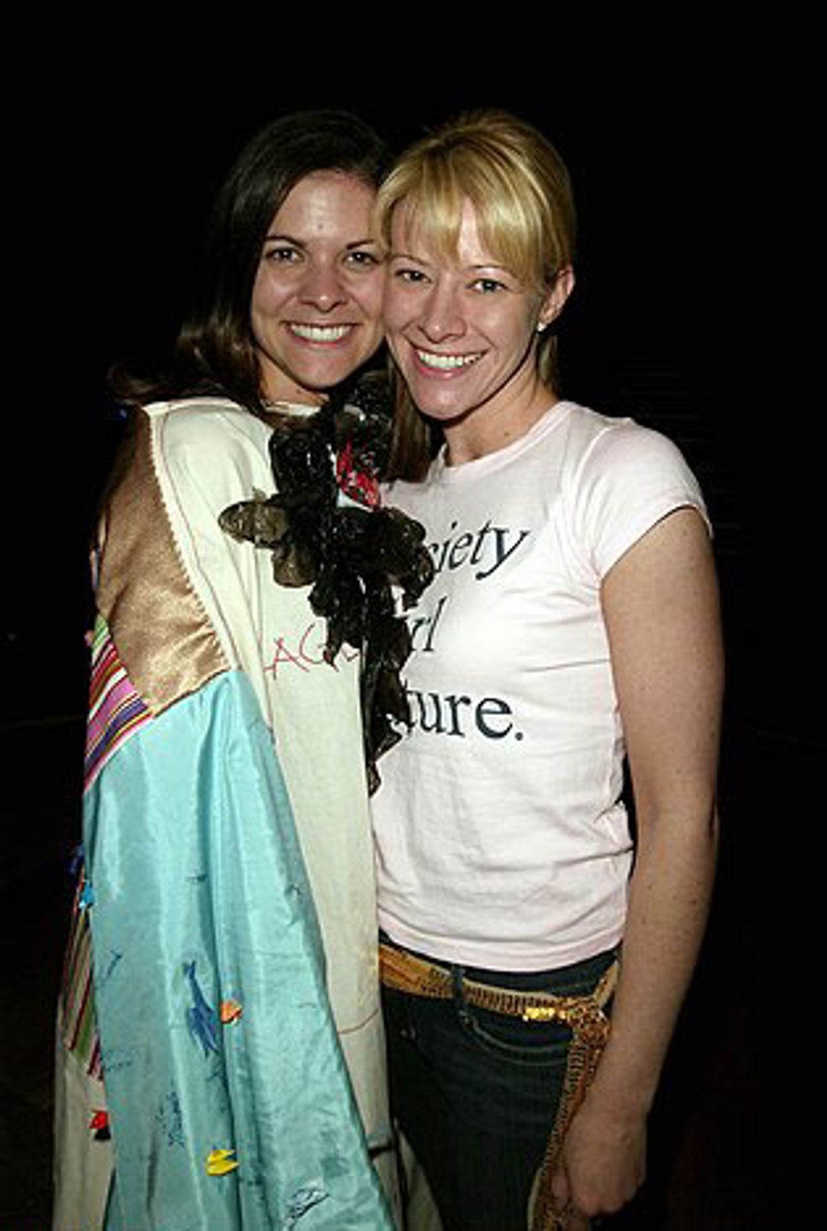 Laura Griffith and Jennifer Hughes at 