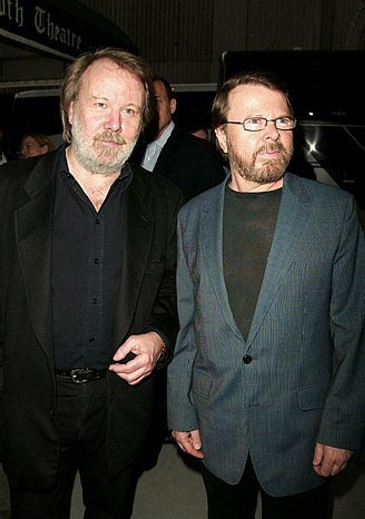 Bjorn Ulvaeus and Benny Andersson  at 