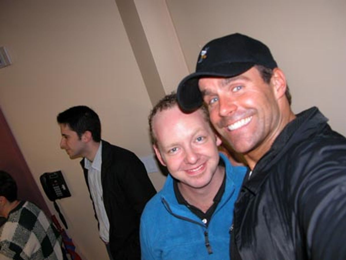 Jamie and Cameron (photo by Cameron Mathison) at 