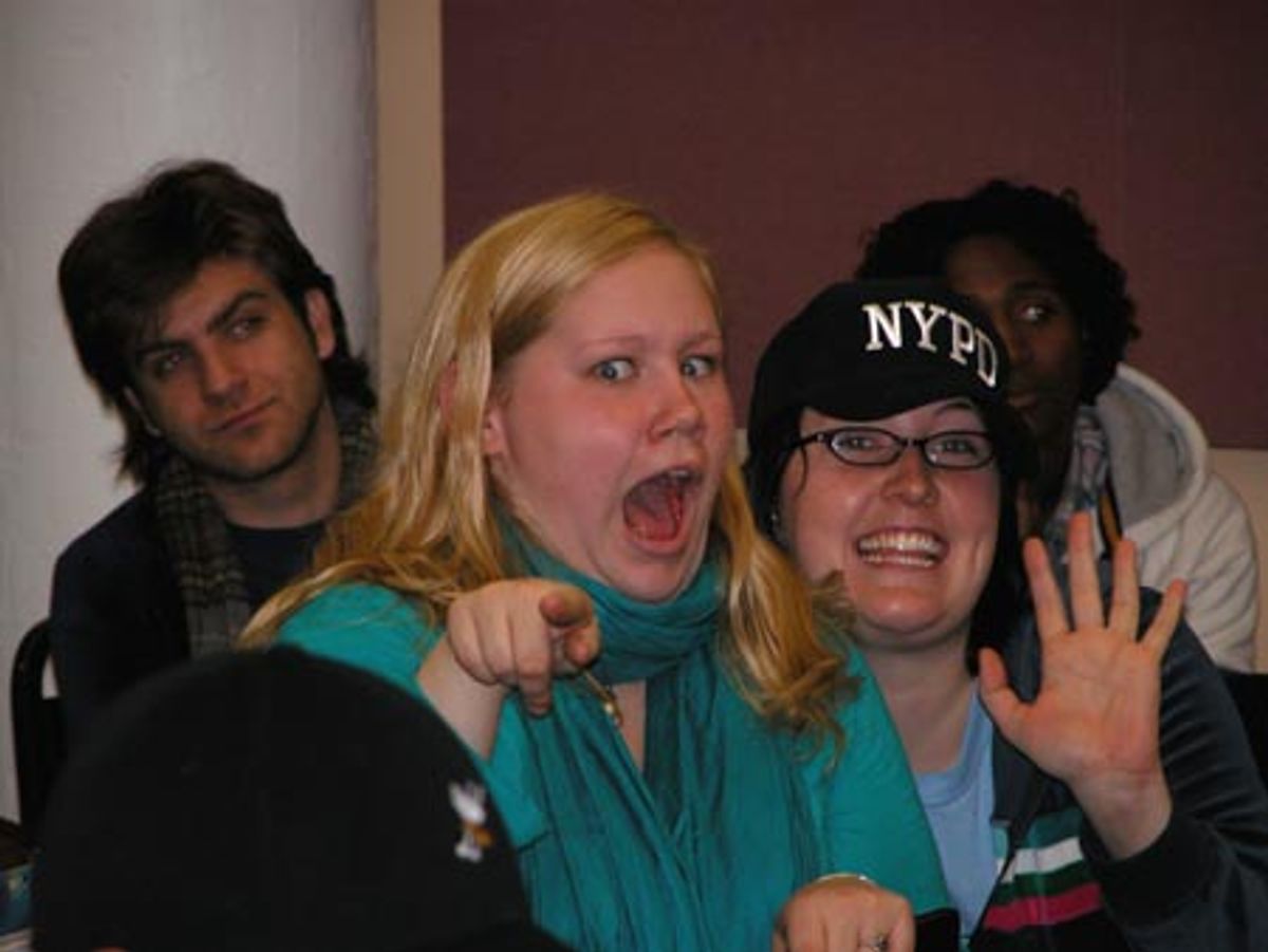 Harris Doran, Caitlin VanZandt, and Natalie Joy Johnson at 