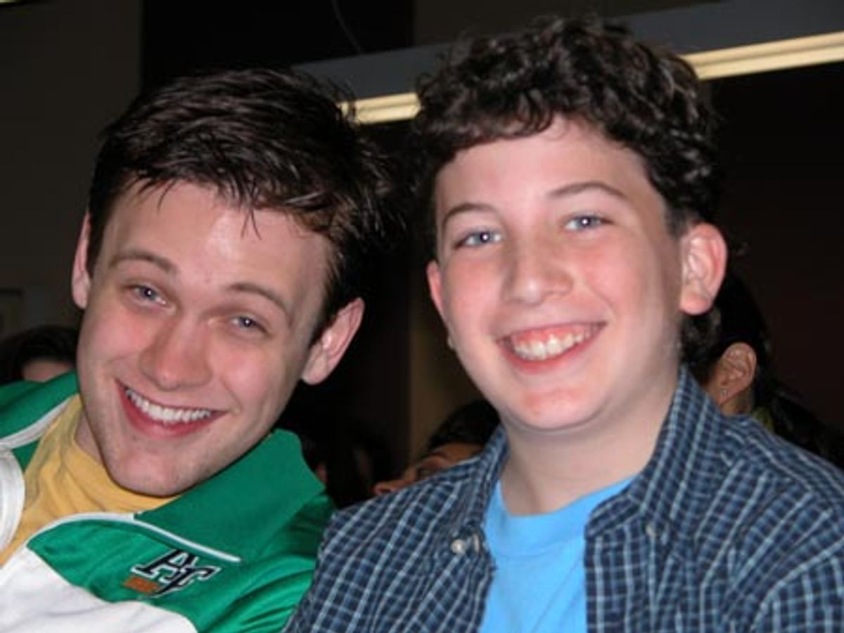 Michael and Harrison at 