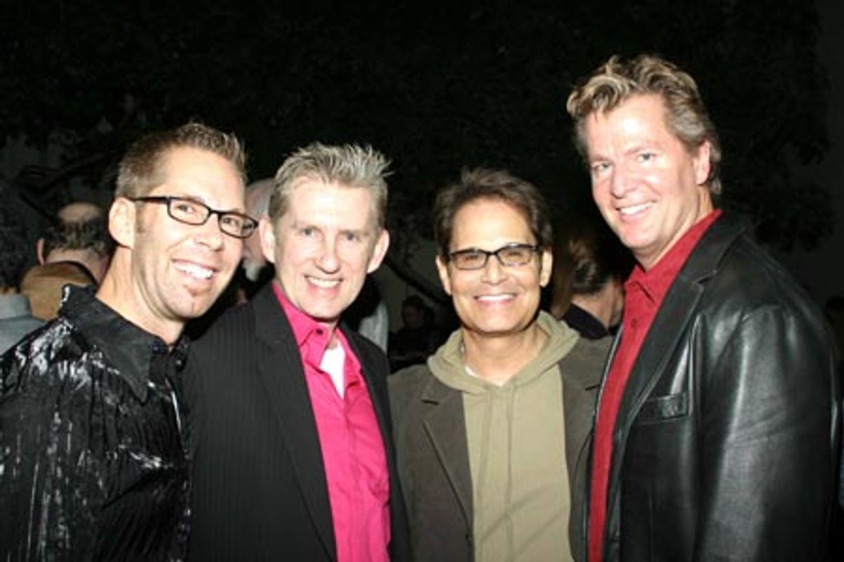 Dan Mojica and handsome friends  at 