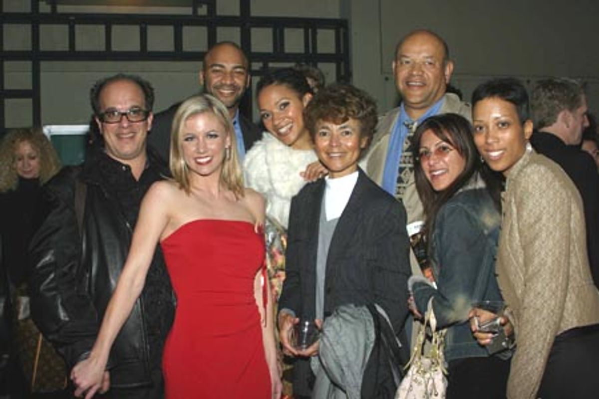 Jill Morrison with Rachel Montez Collins and her family.  at 