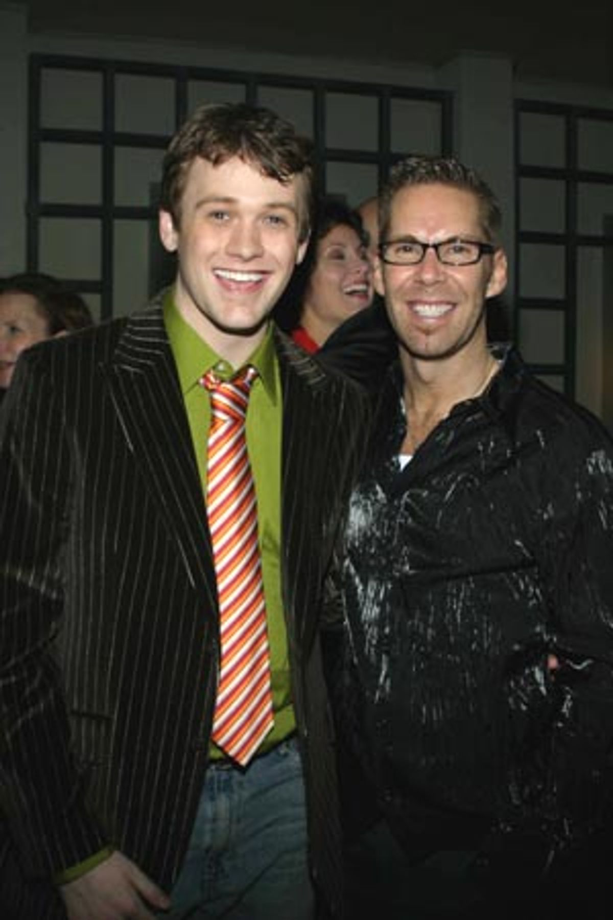 Choreographer Dan Mojica with star Michael Arden  at 