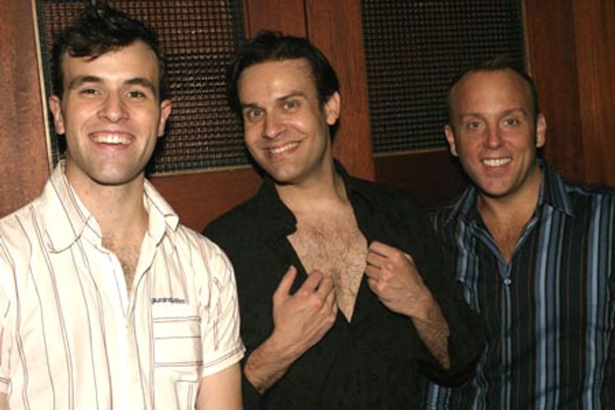 Ryland Shelton (Joe), Richard Todd Adams (Brett), and Eric Jon Mahlum (Passenger) at 