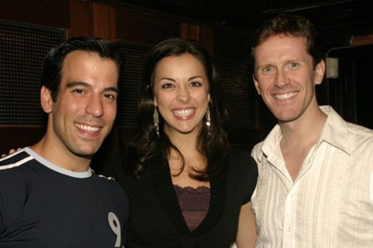 Craig Laurie (Bill), Erin Crouch (Pam), and Jeffry Denman ('YANK') at 