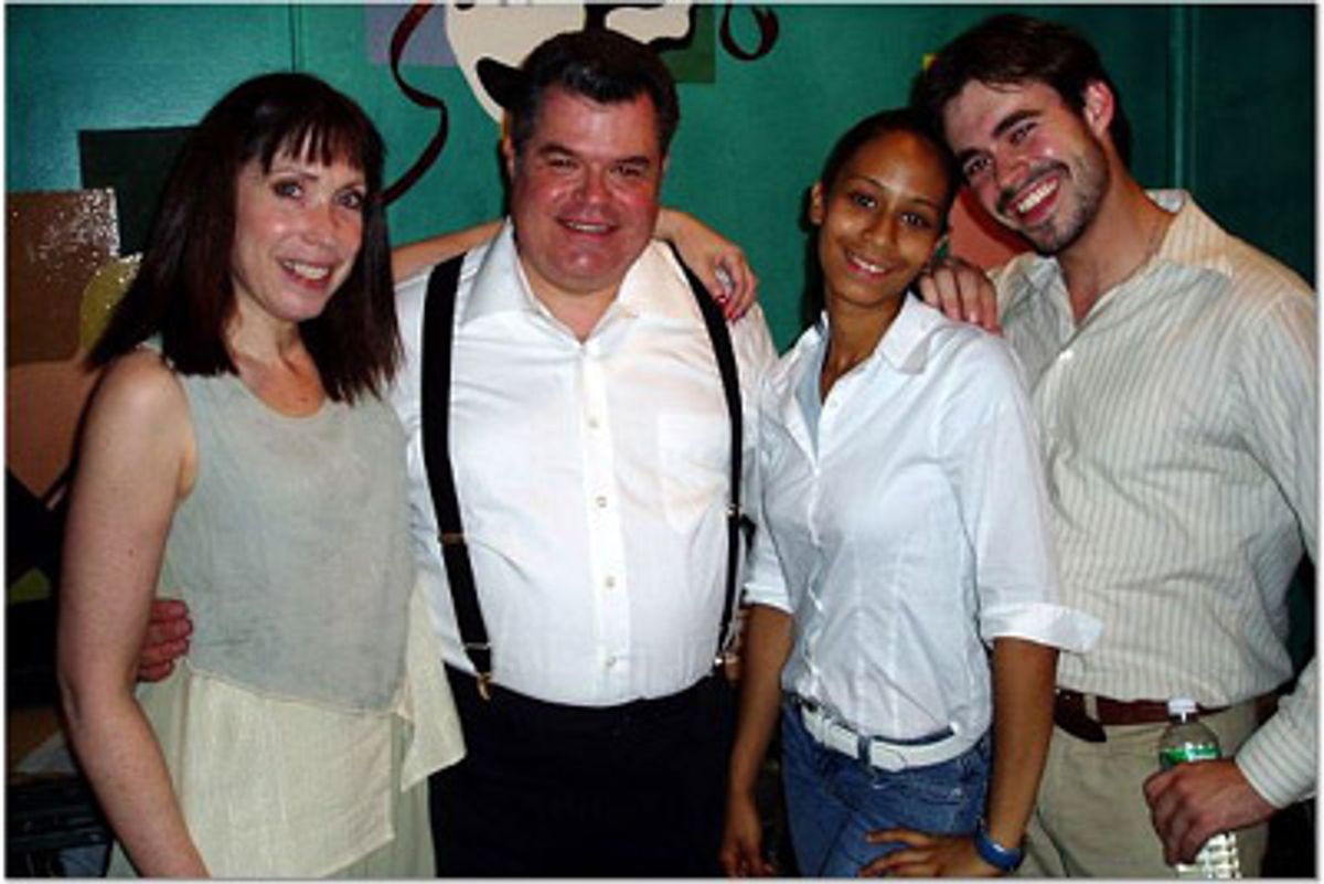 Act III starred Alix Korey, Michael Badalucco, Opening Act
Student Hillary Wade and John Lavelle at 