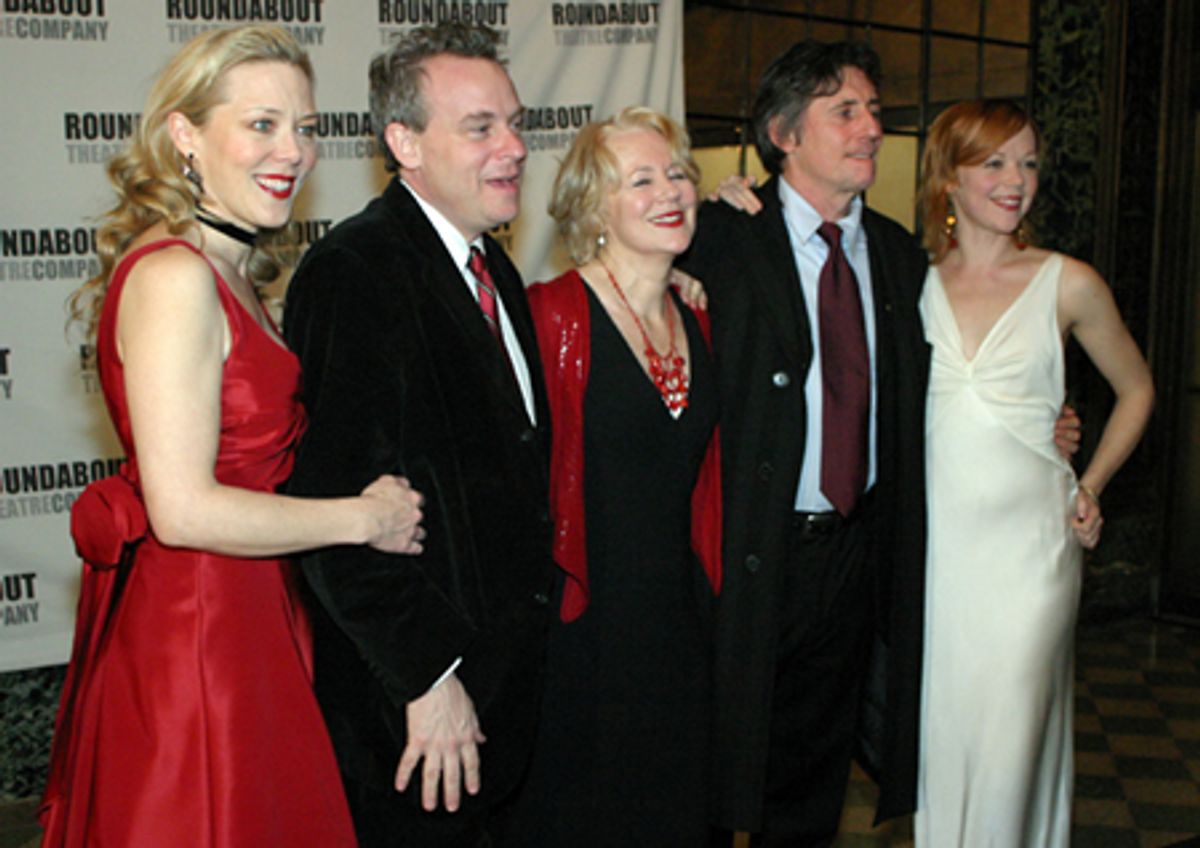 Kathryn Meisle, Doug Hughes, Dearbhla Molloy, Gabriel Byrne and Emily Bergl at 