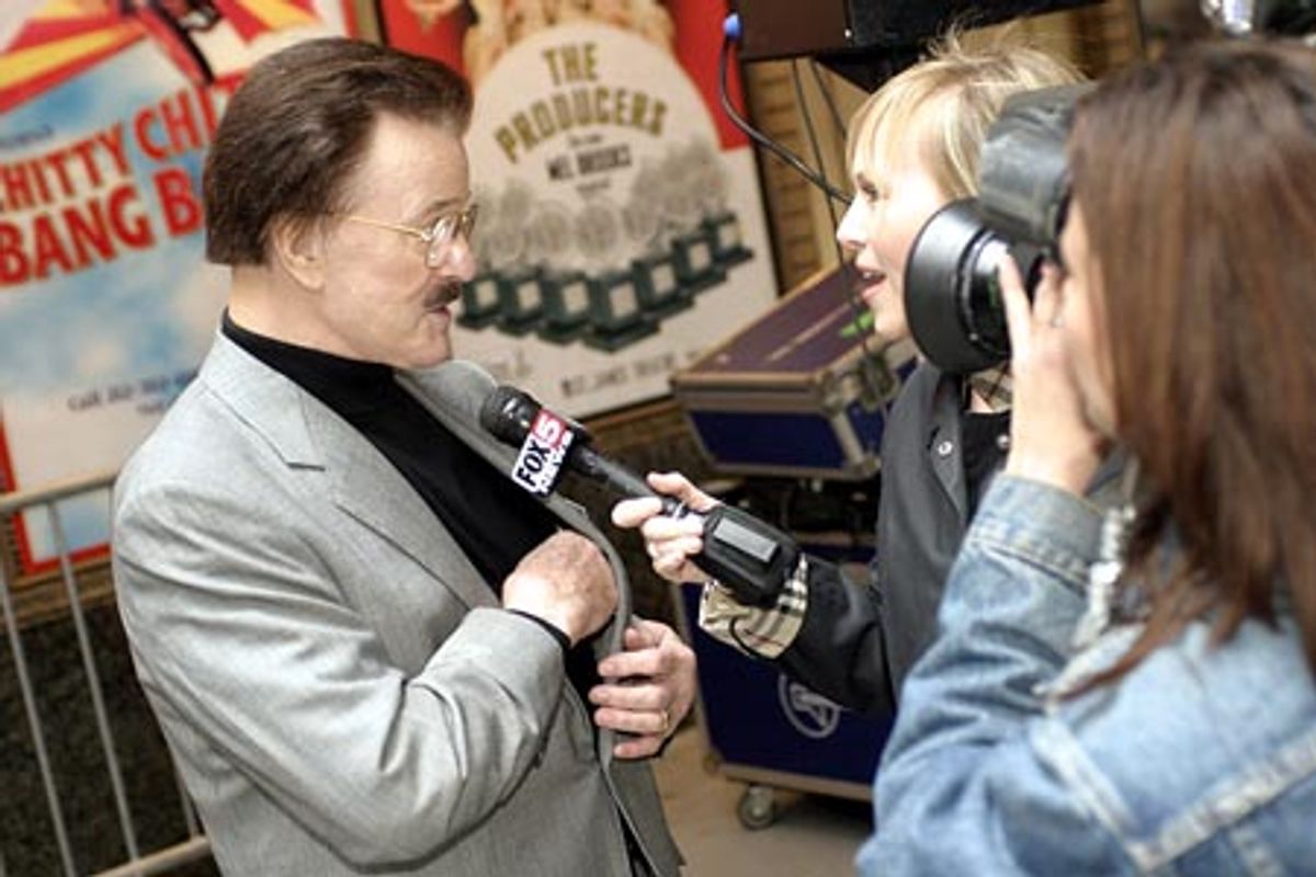 Robert Goulet speaks with the press at Theatre League Launches Destination Broadway Initiative and ILoveNYTheater.com