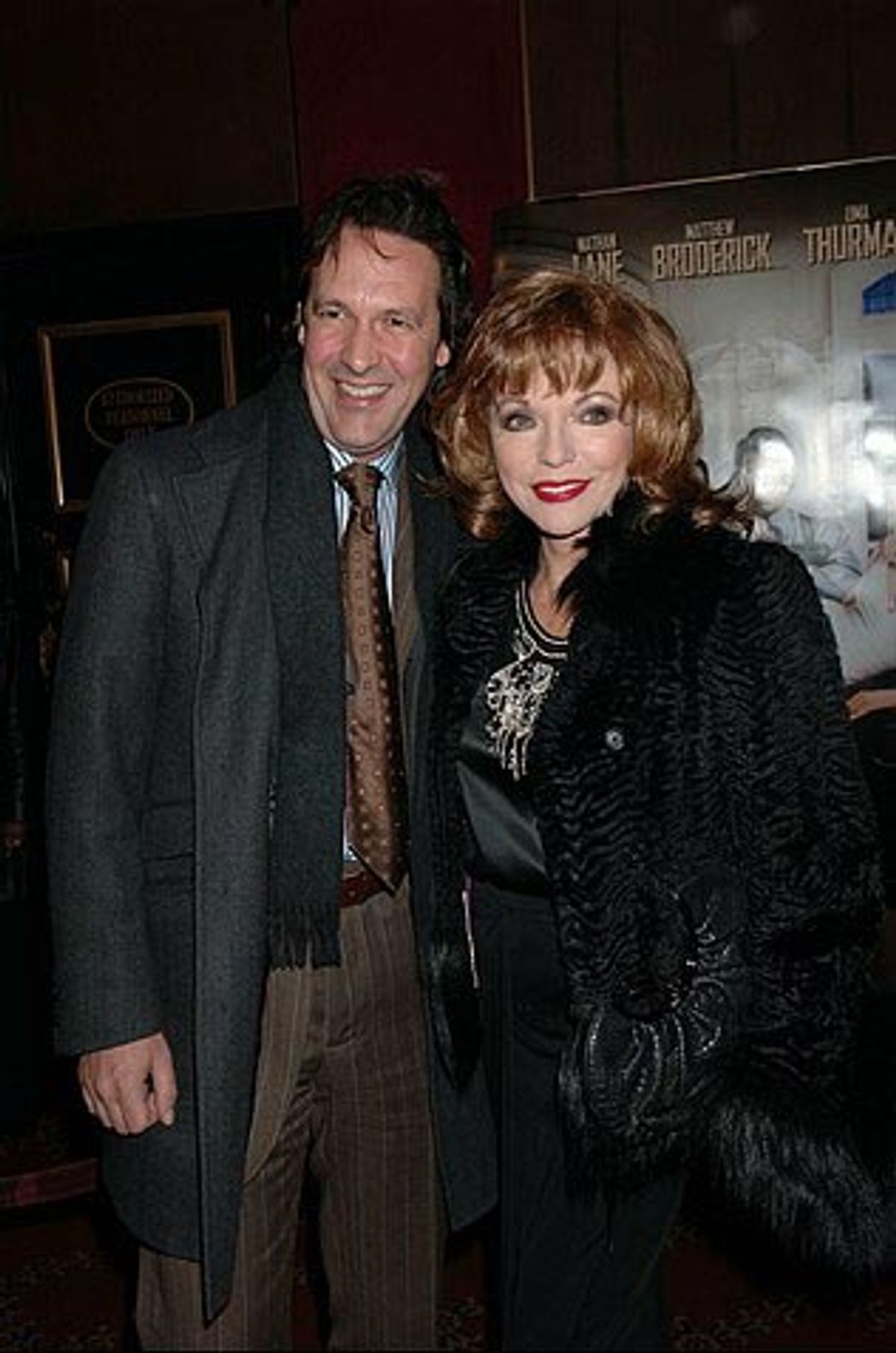 Percy Gibson and Joan Collins at 