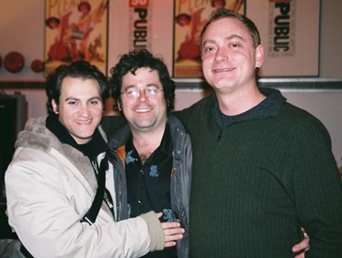 Michael Stuhlbarg, Peter Dubois (Director) and David Grimm (Playwright) at 