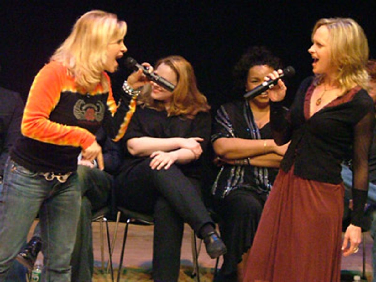 SNF reunion - Orfeh and Paige Price sing 'Nights On Broadway' at 