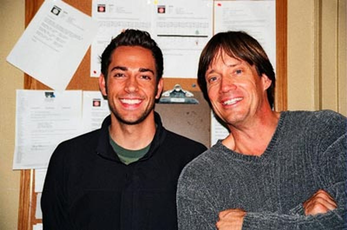 Zachary Levi and Kevin Sorbo at 