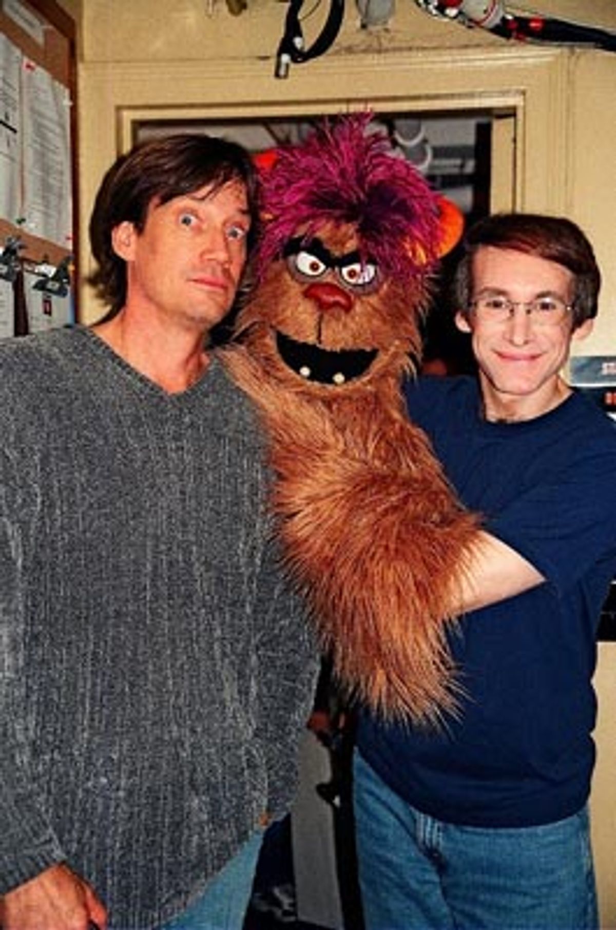 Kevin Sorbo, Trekkie Monster and Rick Lyon at 