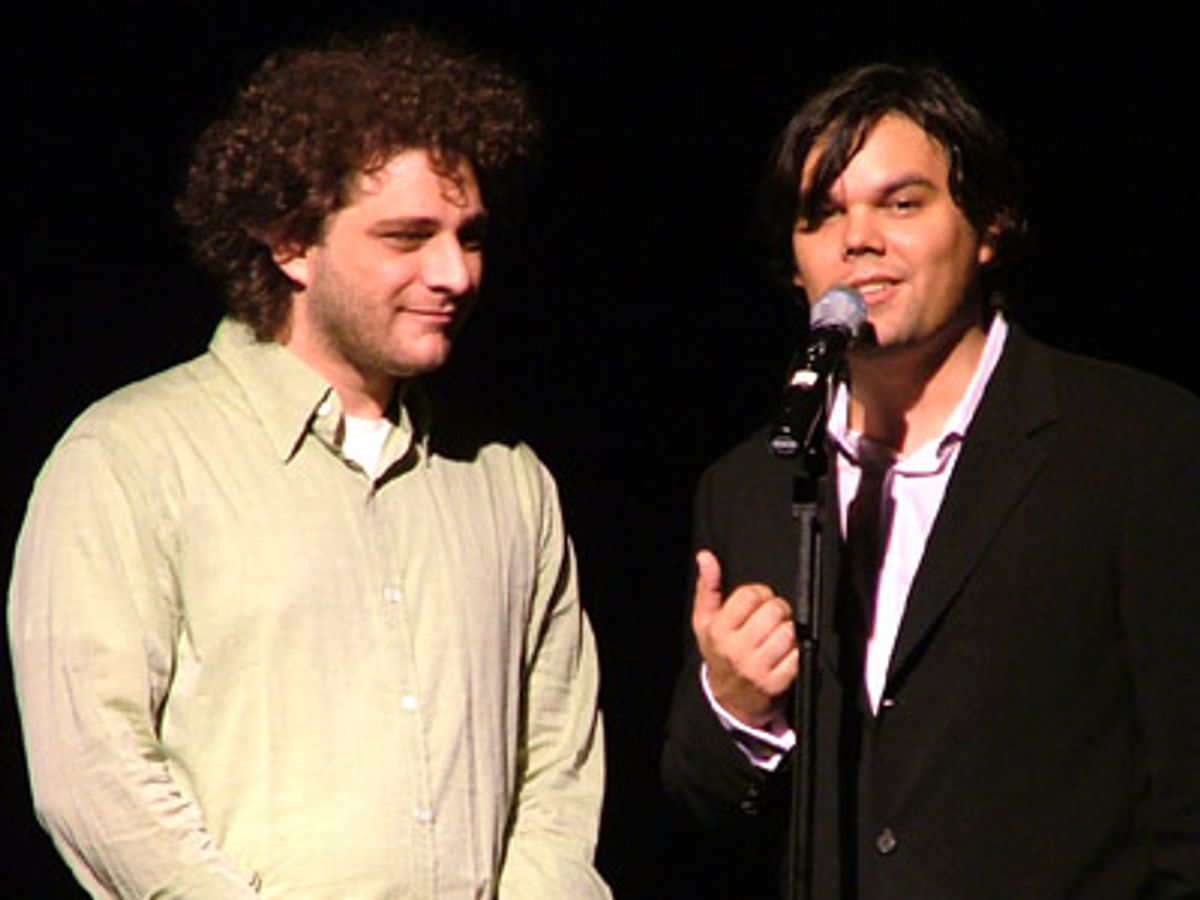 ...followed by Jeff and Robert describing what the evening
had in store. at 