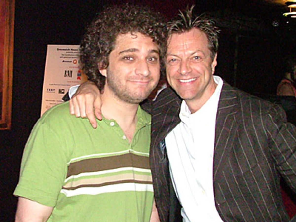 Jeff Marx and Jim Caruso just before the audience is let in at 