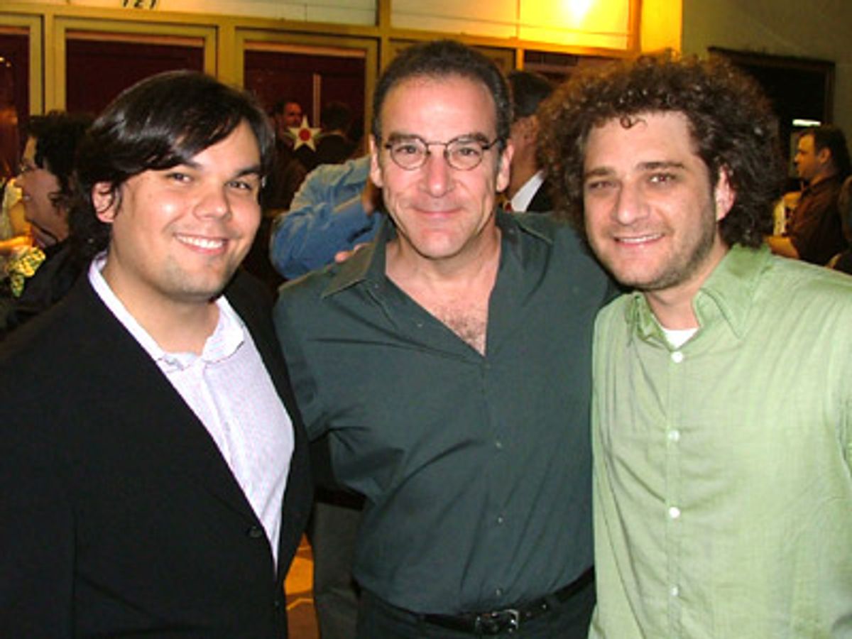 A trio of talent - Robert, Mandy and Jeff at 