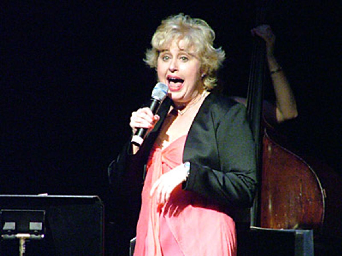 Sally Mayes camps it up for 'The Money Song' at 