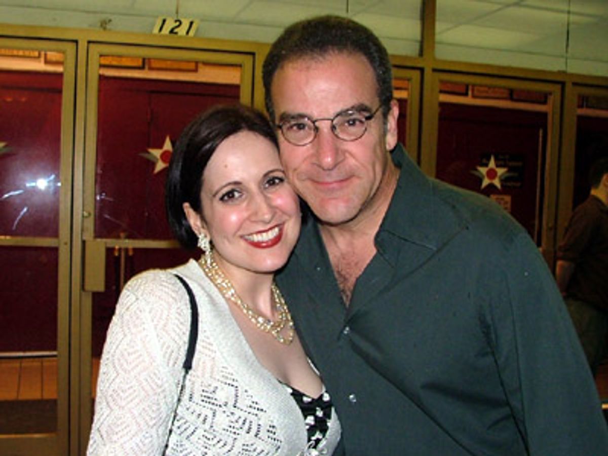 Stephanie and Mandy
(who worked together in 'Elmo in Grouchland') at 